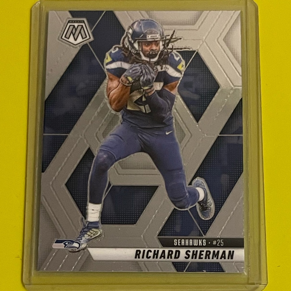 Richard Sherman #222 2025 Panini Mosaic Football Trading Card